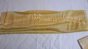 Mustard Yellow Jimmychoo Saree With Hip Belt