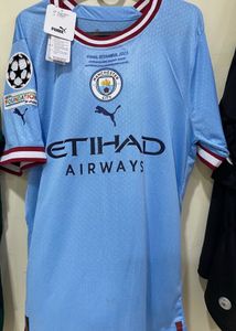 Man City Bruyne Ucl final winner football jersey
