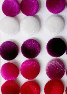 New item Designer Latest Round Velvet  Stud