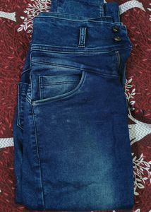Slim Fit Dark Blue Jeans
