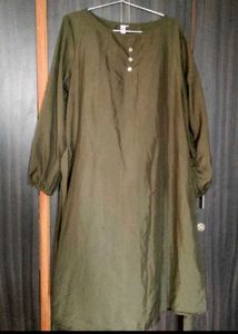 Olive Green Dress