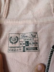 Pink Zip-Up Hoodie top