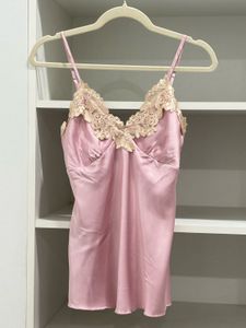 Women Satin Lace Top