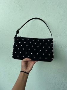 Studded Suede Bag