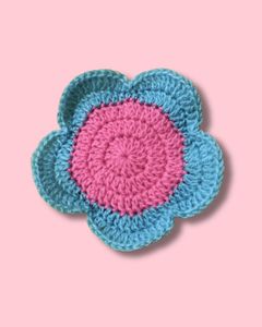 Handmade Crochet Daisy Coasters (Set of 2)