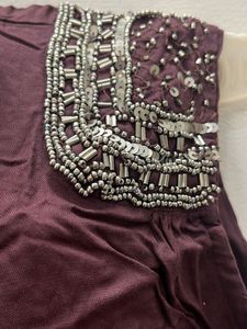 Heavy Burgundy Tunic Top