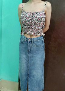 Floral Print Cami Top