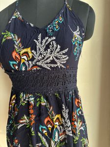 Shein Floral Sundress with back detail