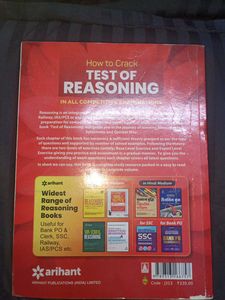 How to Crack Test of Reasoning - Arihant