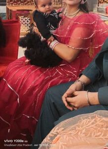 Red Ruffled Lehenga Choli