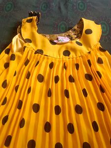 Yellow Balloon Tops For Baby Girl
