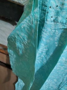 Elegant Floral Print Kurta