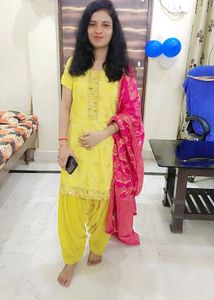 Yellow &amp; Pink Salwar Suit
