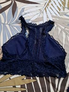 Four Padded  Bralet Top N Panty  Combo Imported Fa