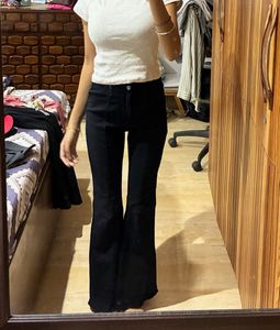 Black Flared Jeans