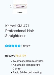 Kemei Hair Straightener