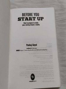Book: Before You Start Up