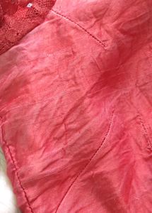 Bust-26/ Red Net Sleeves Blouse♥️