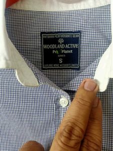 Woodland Women&#39;s Contrast Collor Shirt