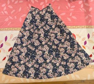 Floral Print Skirt