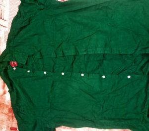 Green Casual Shirt