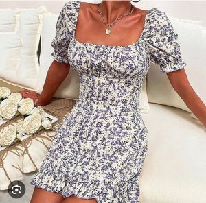 Floral Print Mini Dress