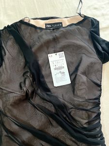 Zara Mesh Dress For Party Night