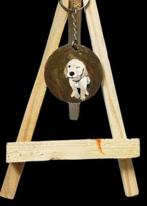 Custom painted keychain