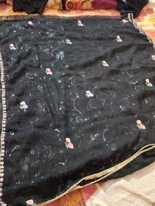 BLACK SEQUINS SUIT (Original Price 2600rs