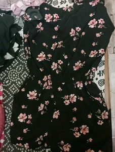 Floral Print Short Jumpsuit/ Romper For Women