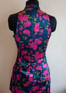 Floral Cheongsam Dress