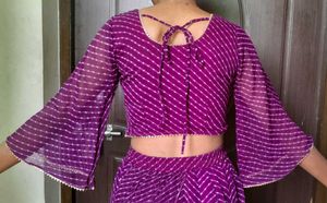 Purple Leheriya Lehenga🥻