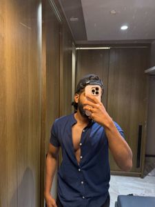 Stylish Blue Casual Shirt