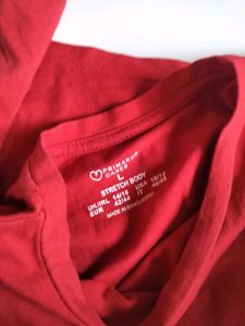 Red Bodysuit Top