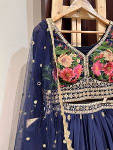 Pretty Embroidered Floral Lehenga Choli