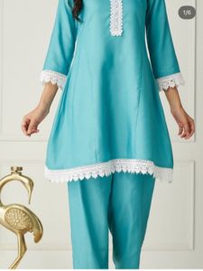 Elegant Turquoise Co ord set size L