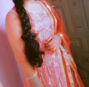 Pink Ethanic Wear Gown 💗