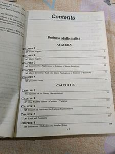 Combo Of Two Business Mathematics And Statistics