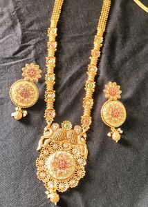 Long Necklace Look A Like Gold