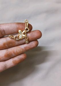 Stylish Double Chain With Earrings