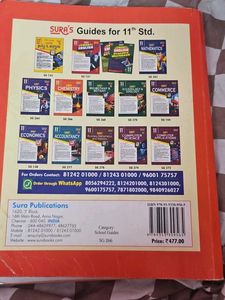 Sura&#39;s 11th Std. Chemistry Guide