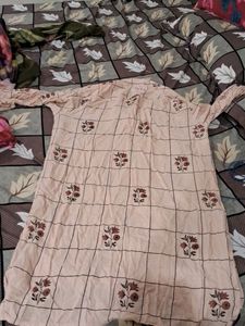 1short 3 Knee Length Kurti