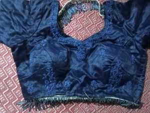 Navy Blue 🐠 Fish Cut Lehenga