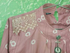 Pink Floral Top