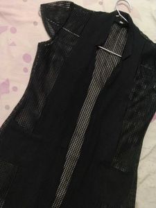 Black Classic Overcoat For Layering