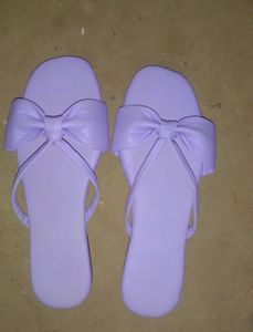 Cute Blue Bow Flats