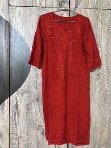 Straight Cut Kurti -e