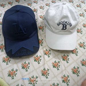 LA & Brooklyn Baseball Caps - Set of 2