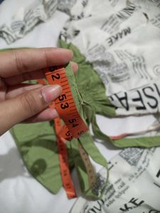 Newspaper Print Y2K Crop Top With FREE GIFT