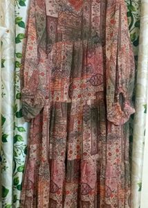 Boho Chic Tiered Maxi Dress